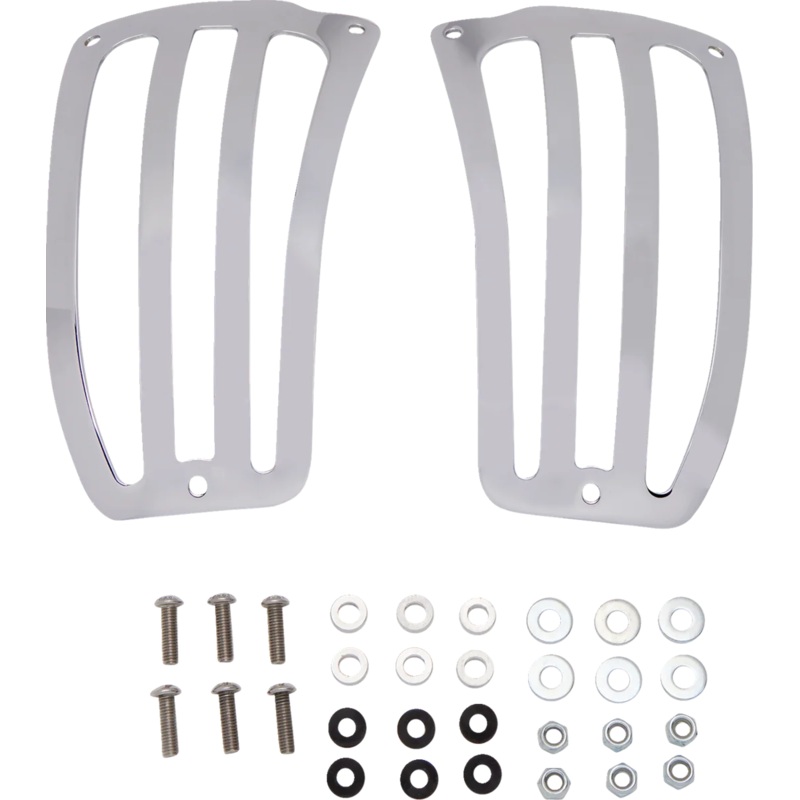 Cobra Saddlebag Lid Guards – Chrome 02-6943