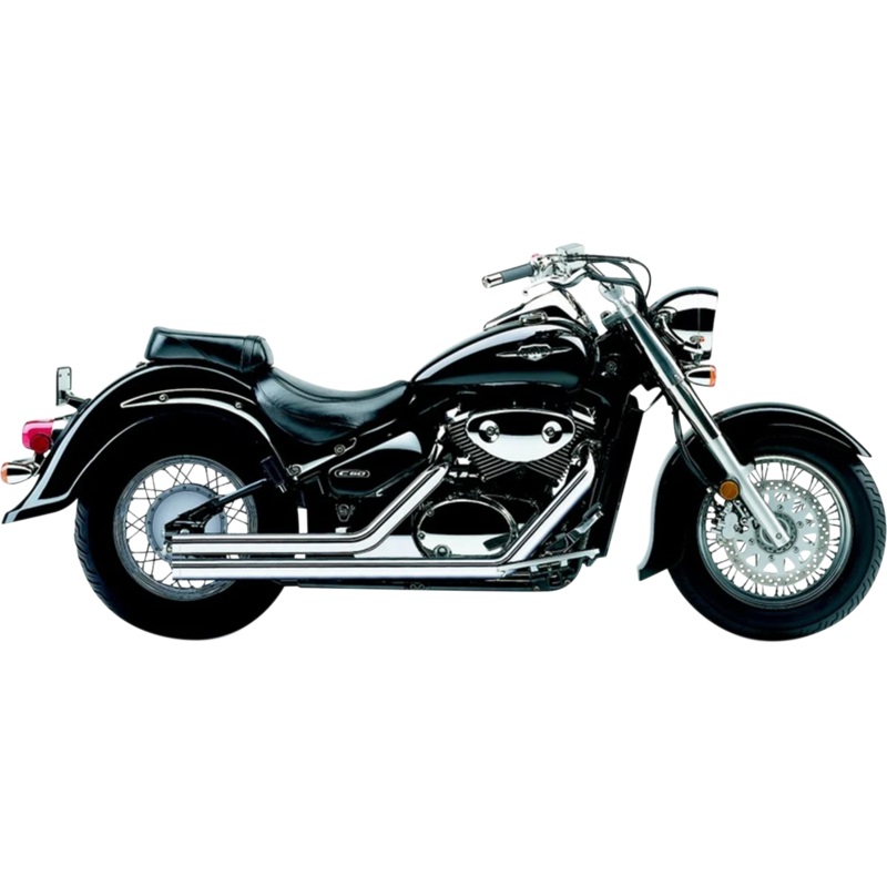 Cobra Streetrod Straight Cut Exhaust System – Chrome 3717T