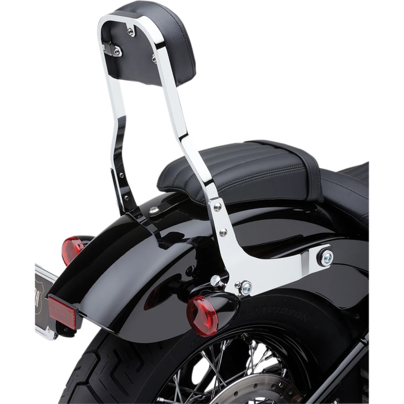 Cobra Backrest Kit – 14″ – Chrome – FXLR 602-2049