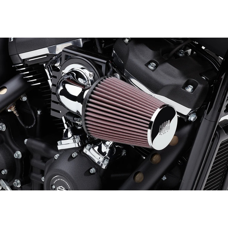 Cobra Cone Air Intake Kit – Chrome – Sportster 606-0103-06