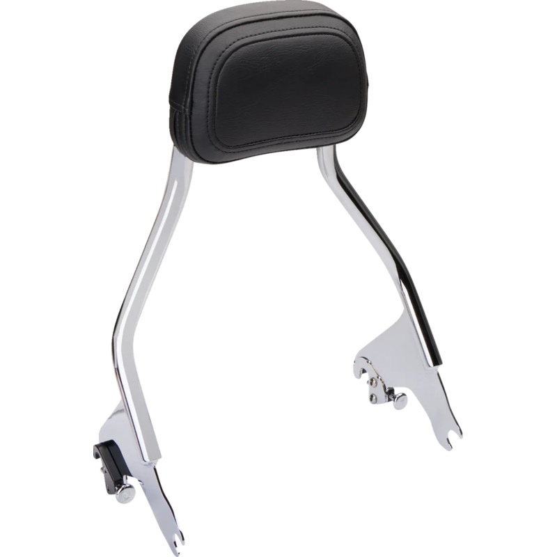 Cobra Detachable Backrest – Chrome – Short – FLH/FLT 602-2212