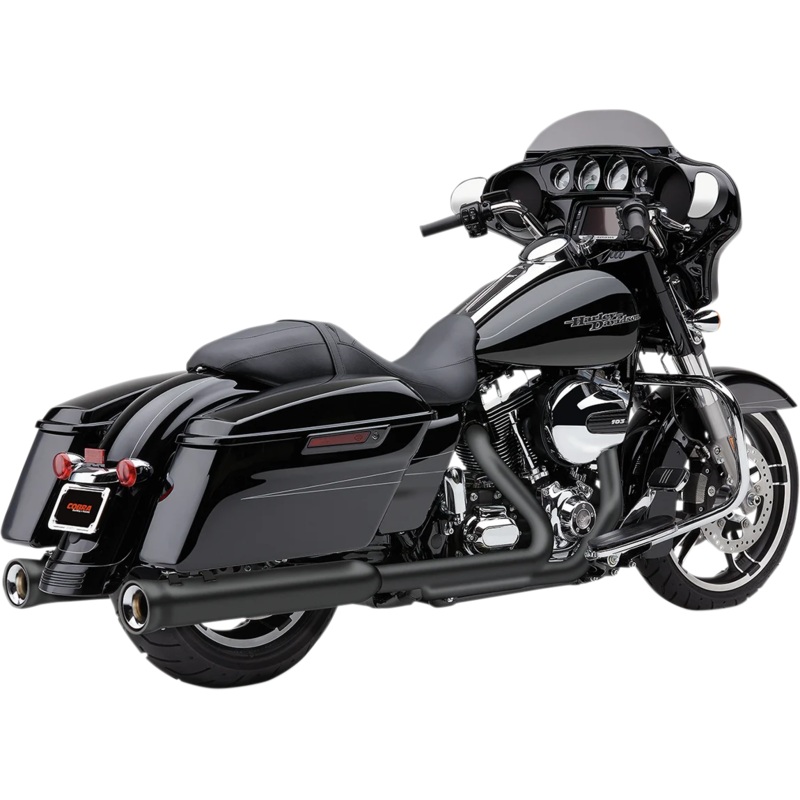 Cobra Neighbor Hater Mufflers for ’95-’16 Bagger – Black 6107RB