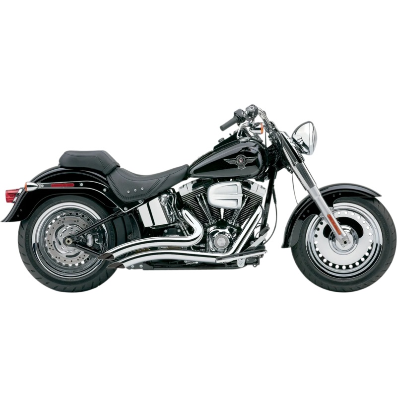 Cobra Speedster Swept Short Exhaust – Chrome – ’07-’11 Softail 6224