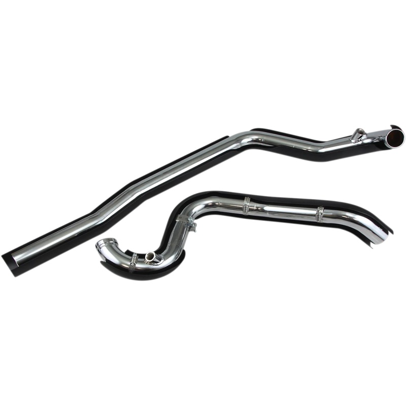 Cobra True Dual Headpipes – Black – ’07-’08 FL 6251RB