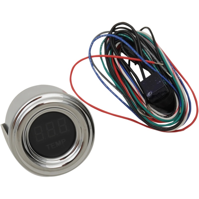 Dakota Digital 1-7/8″ MPH 4000 Series Oil Temperature Gauge – Red Display MCL-4073R