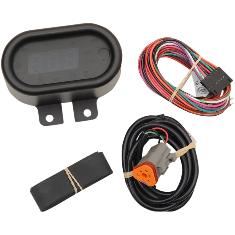 Dakota Digital 5000 Series Classic Speedometer – Black – 2″ H x 3.5″ W MCL-5400-K