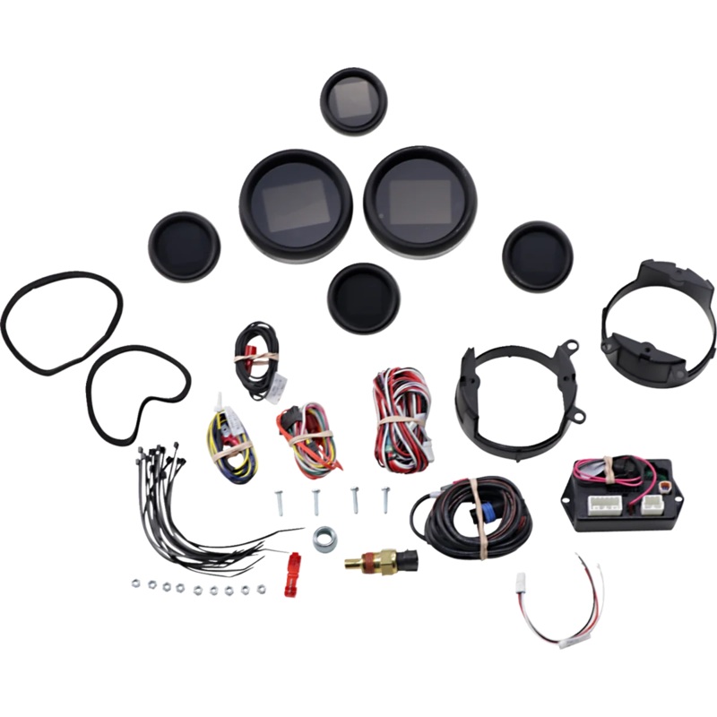 Dakota Digital MLX 6-Gauge Instrument Kit – Black Bezel MLX-8696-K