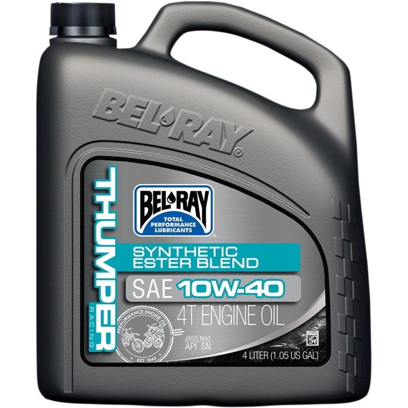 Bel-Ray Thumper Synthetic Blend 4T Oil – 10W-40 – 4L 99520-B4LW