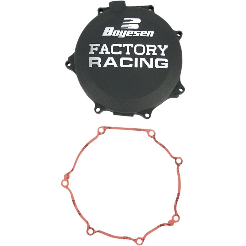 Boyesen Clutch Cover – Black – Kawasaki CC-18B