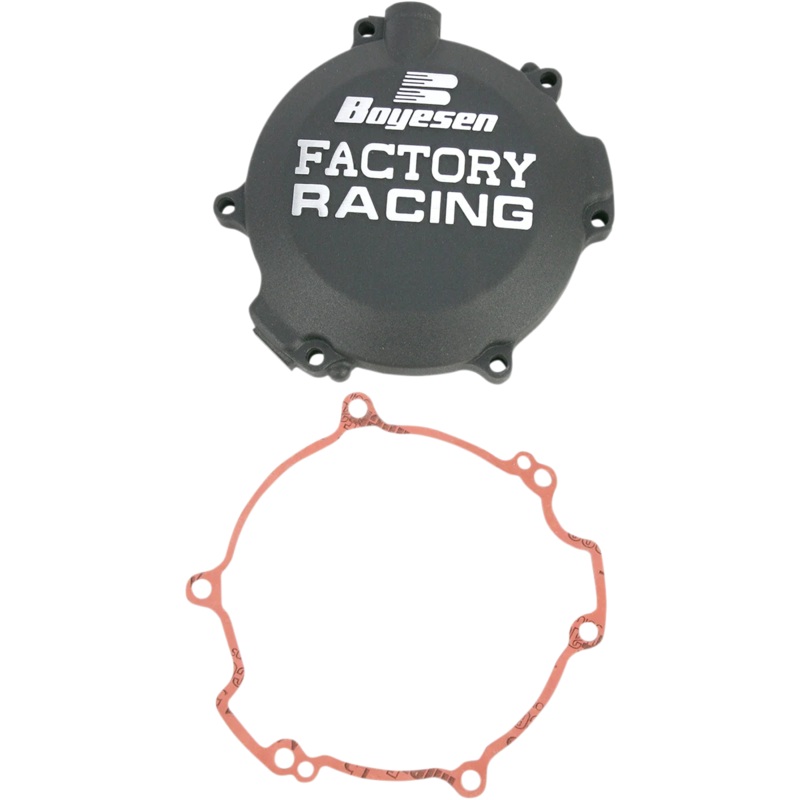 Boyesen Clutch Cover – Black – Kawasaki/Suzuki CC-10B