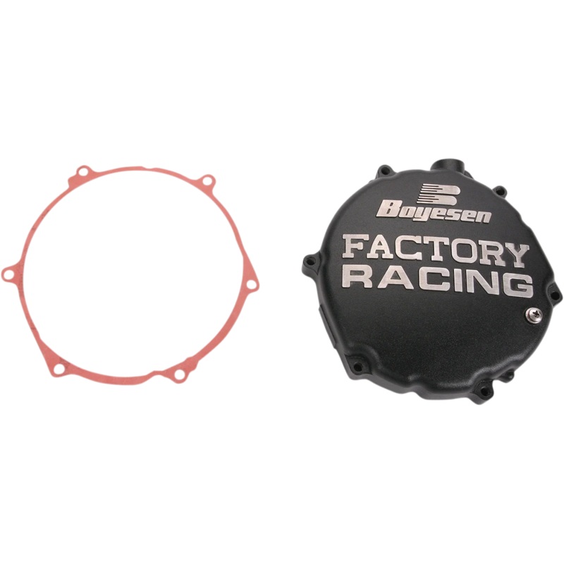Boyesen Clutch Cover – Black – Kawasaki/Suzuki CC-12CB