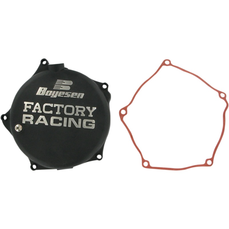 Boyesen Clutch Cover – Black – Kawasaki/Suzuki CC-17B