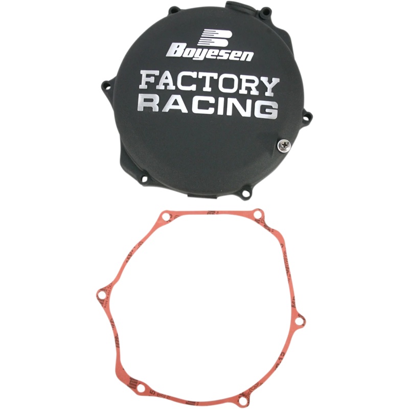 Boyesen Clutch Cover – Black – Suzuki CC-26AB