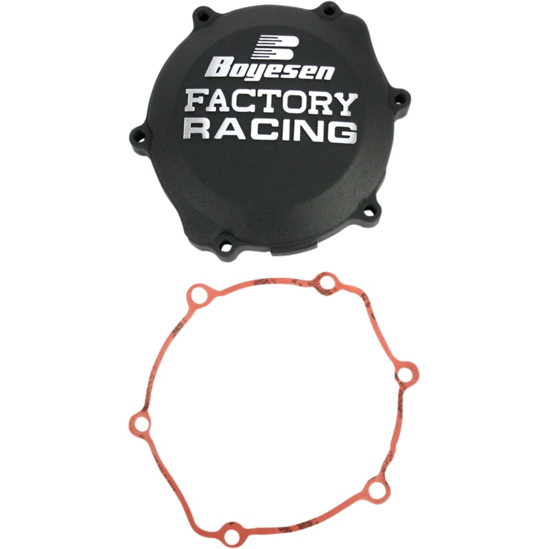 Boyesen Clutch Cover – Black – Yamaha CC-30B