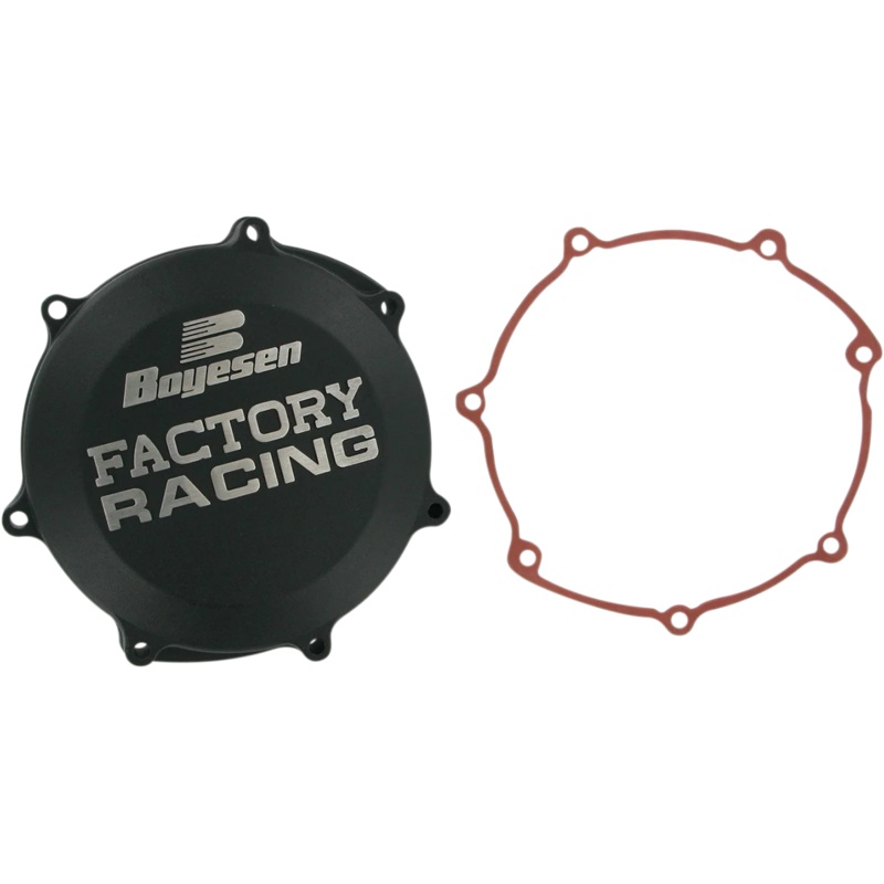 Boyesen Clutch Cover – Black – Yamaha CC-38AB
