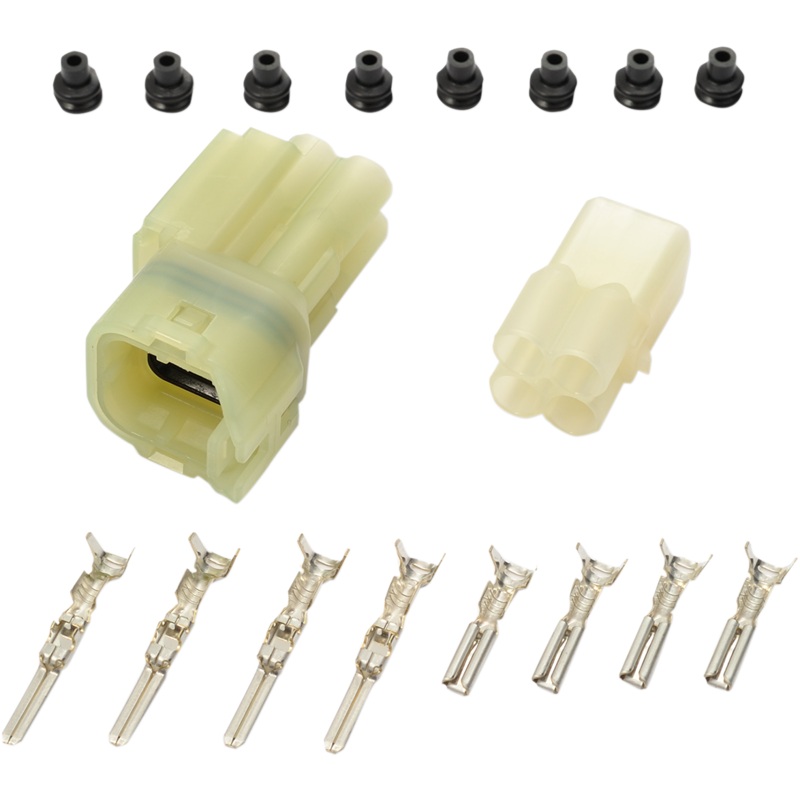 Shindy Multi-Conductor Electrical Connectors – Four-Pin – Water-Resistant 16-624