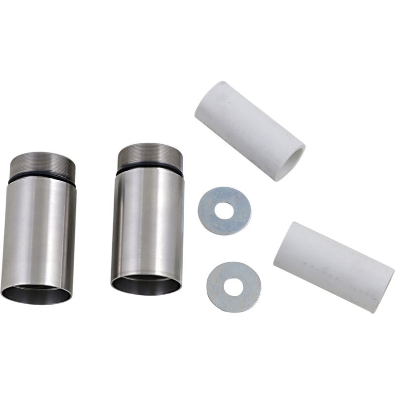 Cycle Visions Chrome Fork Tube Extensions – 49 mm Diameter – Extends +3″ CV7113