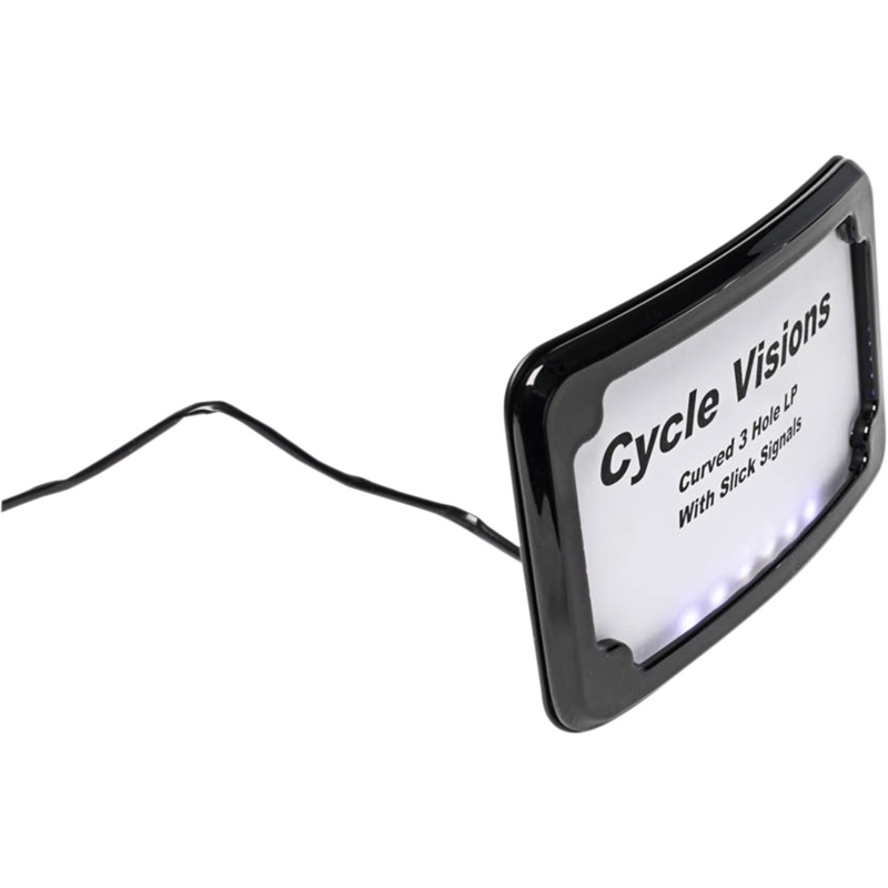 Cycle Visions License Plate Frame – Black CV4641B