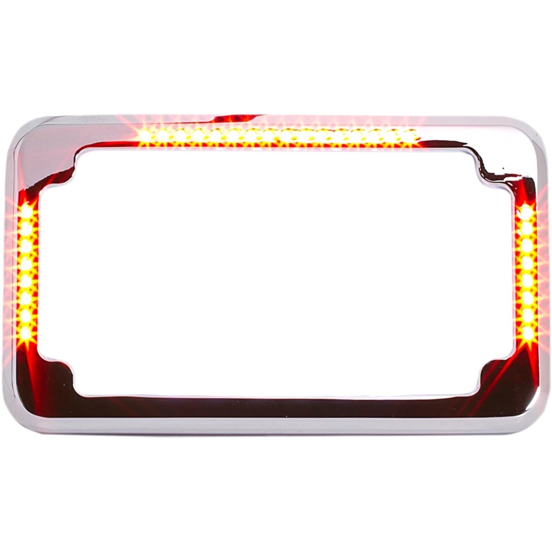 Cycle Visions License Plate Frame – Flat – Chrome CV-4620