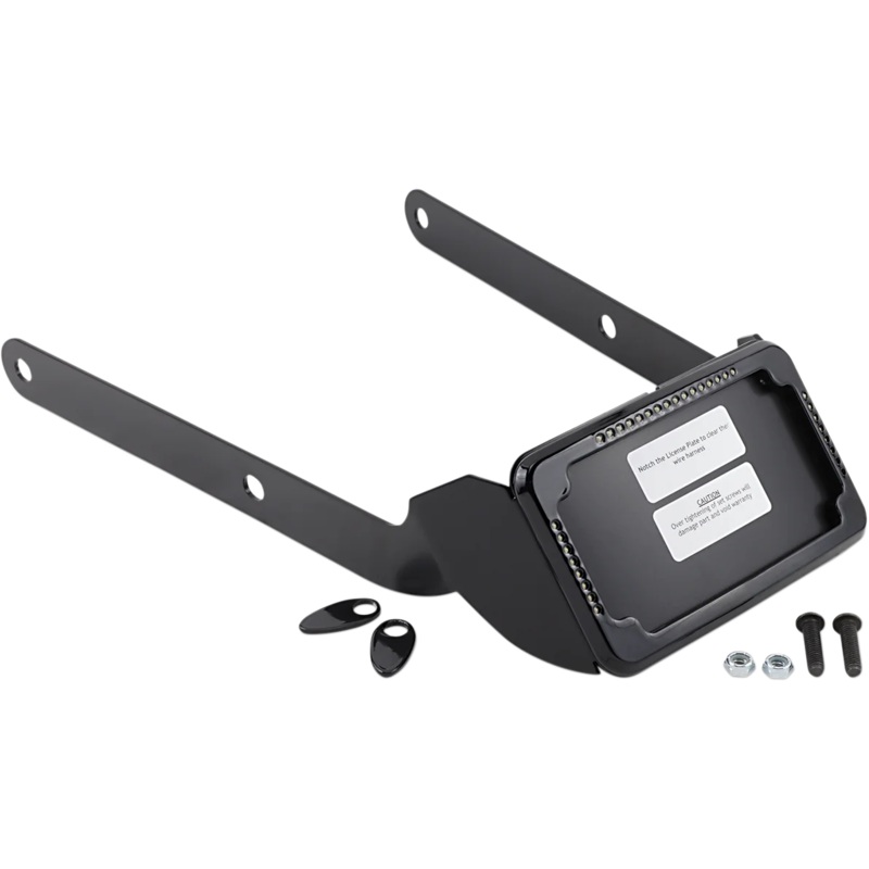 Cycle Visions LP Plate Frame & Mount with Signals – FXSB – Black CV-4654B