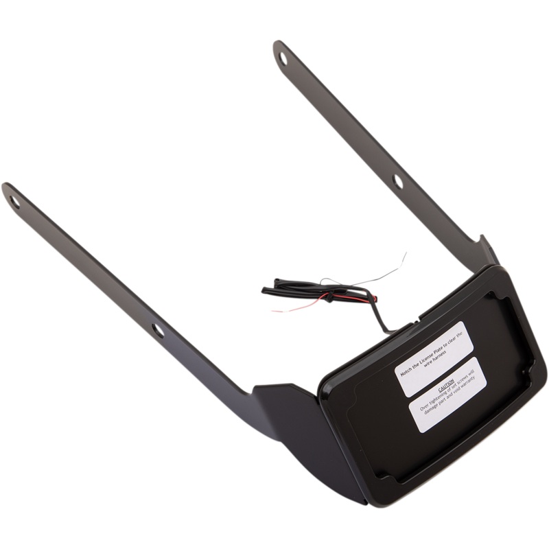 Cycle Visions LP Plate Frame & Mount with Tag Light – FXSB – Black CV4664B