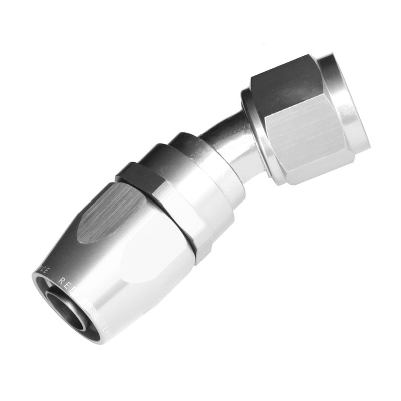 Redhorse Performance 6AN 30 Degree Female Aluminum Hose End Clear 1030-06-5
