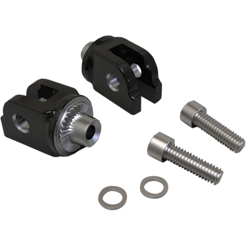 Ciro Peg Mount – Black Stainless Steel – Softail 60018