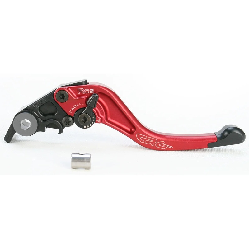 CRG Brake Lever – RC2 – Short – Red 2RB-517-H-R