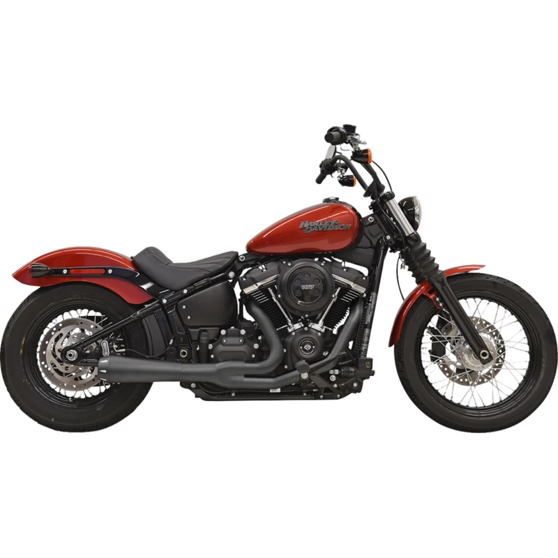 Bassani 2-into-1 Road Rage III Exhaust System – 49-State – Black 1S72RBE
