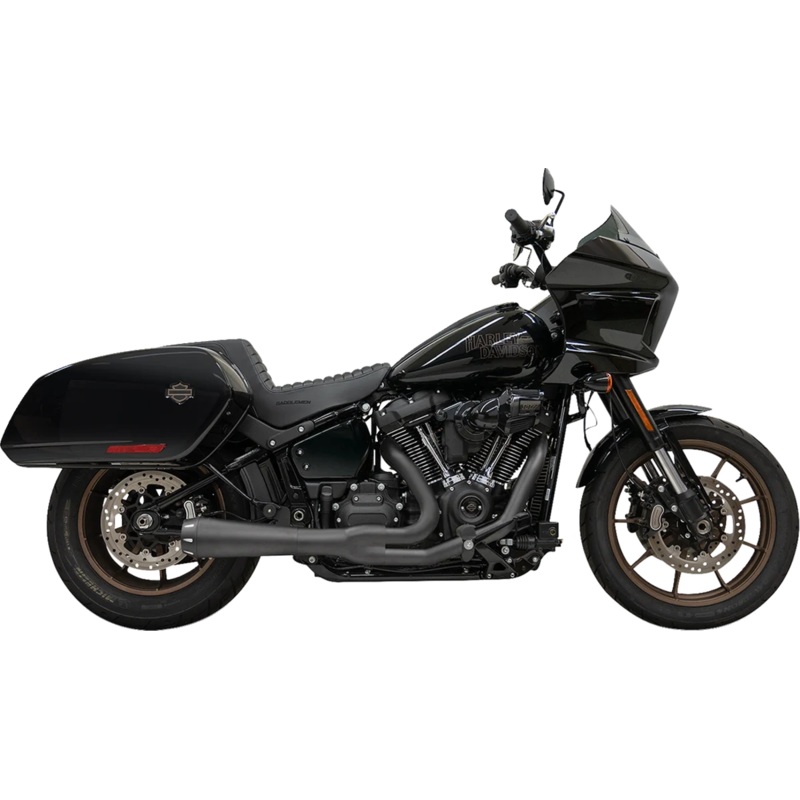 Bassani 2-into-1 Road Rage III Exhaust System – 49-State – Black 1S81RBE