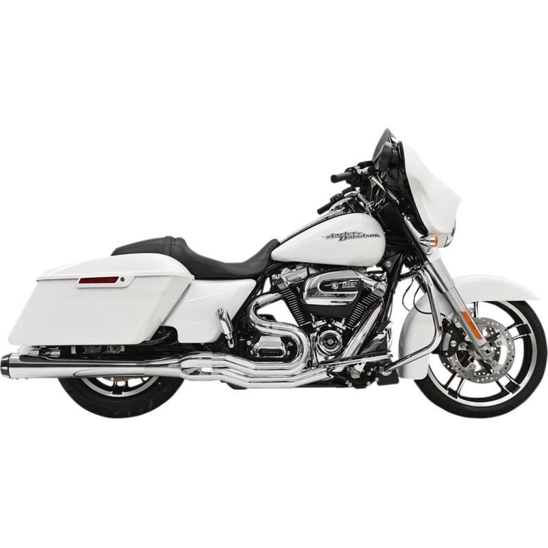 Bassani B4 2:1 Exhaust – Chrome – Straight Can 1F58R