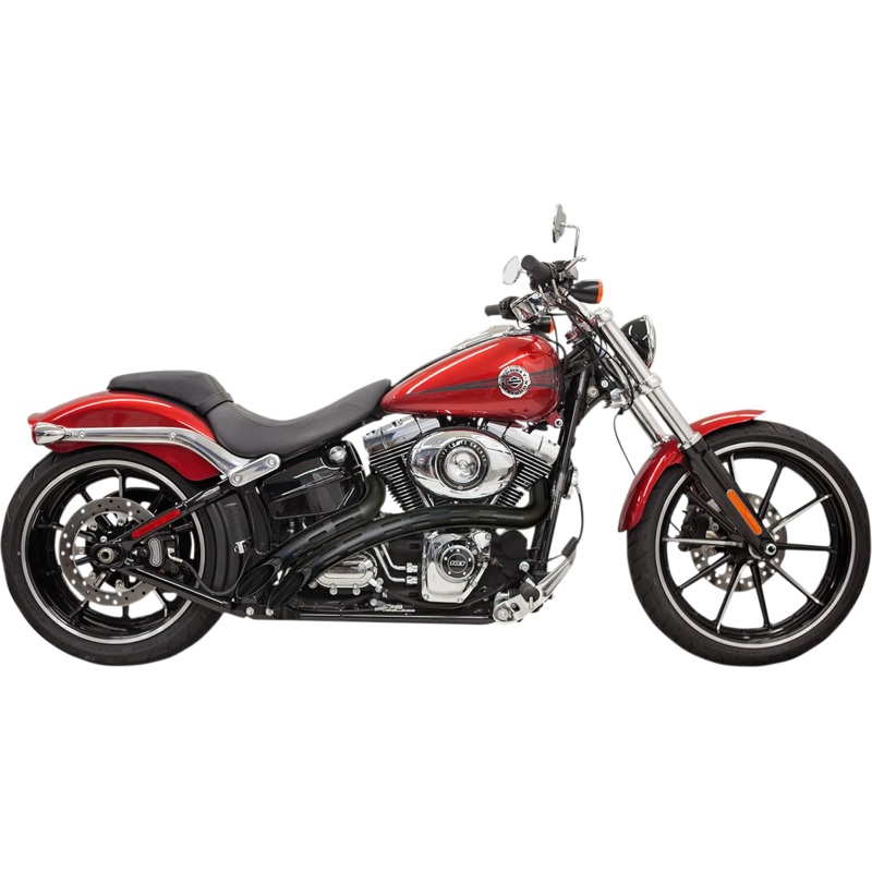 Bassani Sweeper Exhaust – Black/Black 1SD2FBB