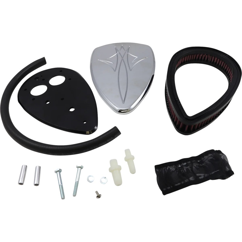 Baron Custom Accessories Big Air Kit – Pinstripe – Chrome BA-2074-13