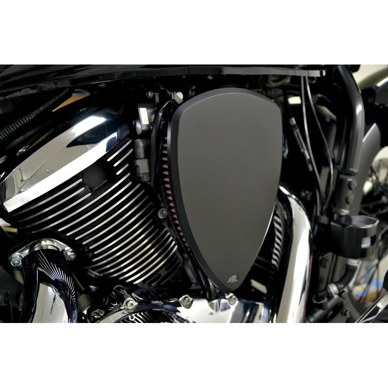 Baron Custom Accessories Big Air Kit – Smooth – Black BA-2041-00B