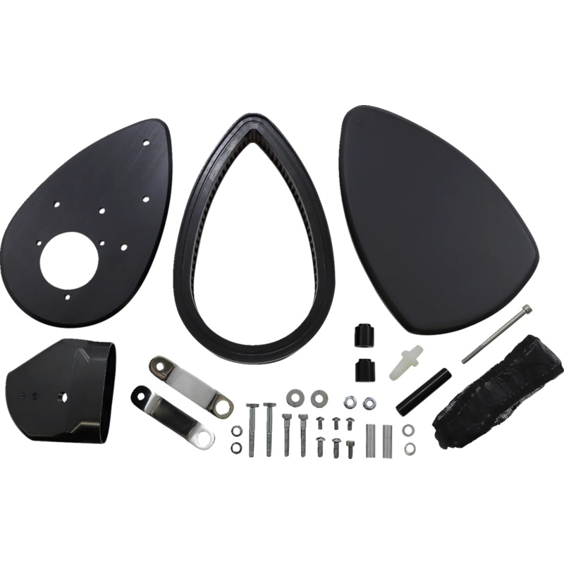 Baron Custom Accessories Big Air Kit – Smooth – Black BA-2080-00B