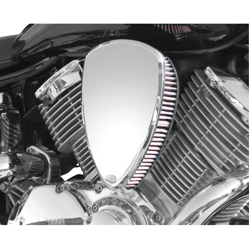 Baron Custom Accessories Big Air Kit – Smooth – Chrome BA-2020-00