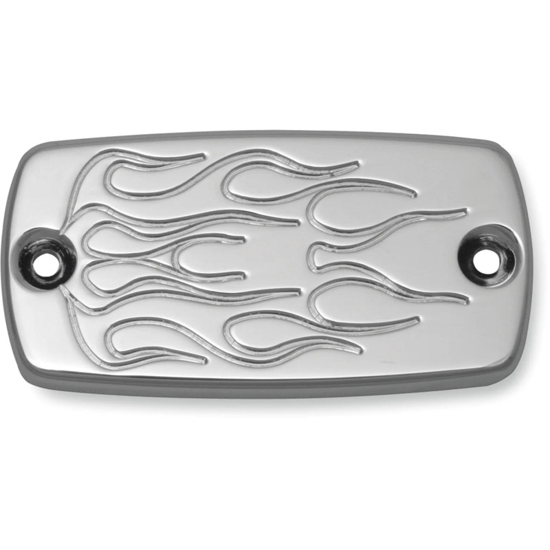 Baron Custom Accessories Master Cylinder Cover – Smooth – Honda/Yamaha – Chrome BA-7626-03