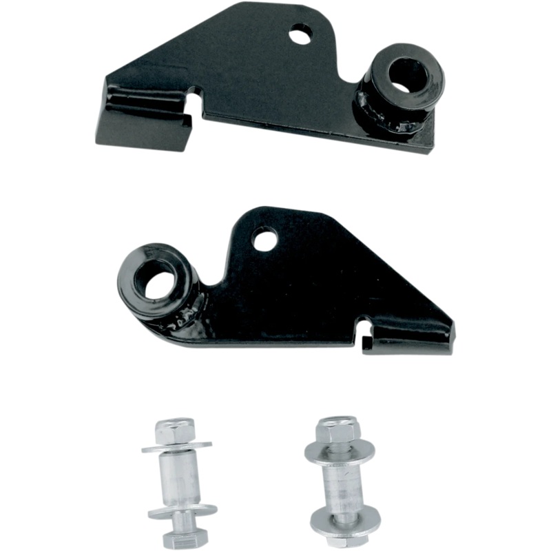 Baron Custom Accessories Rear Shock Drop Bracket Lowering Kit – Black – Lowers 1.50″ – ’98-’03 VT750|’01-’03/’05-’07 VT750DC BA-7500-67