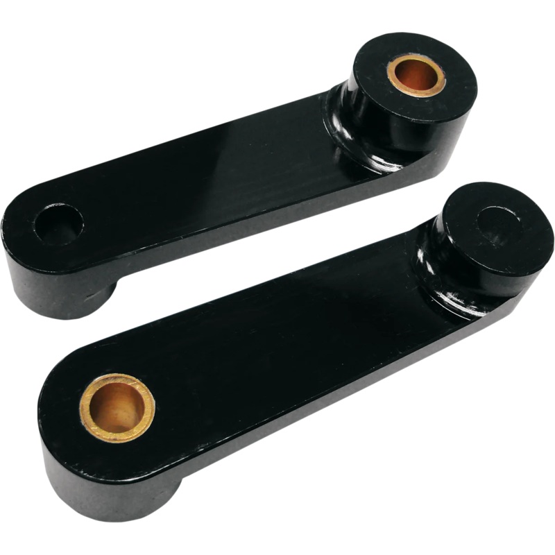 Baron Custom Accessories Rear Shock Drop Bracket Lowering Kit – Black – Lowers 2″ – ’06-’20 M109 BA-7500-81
