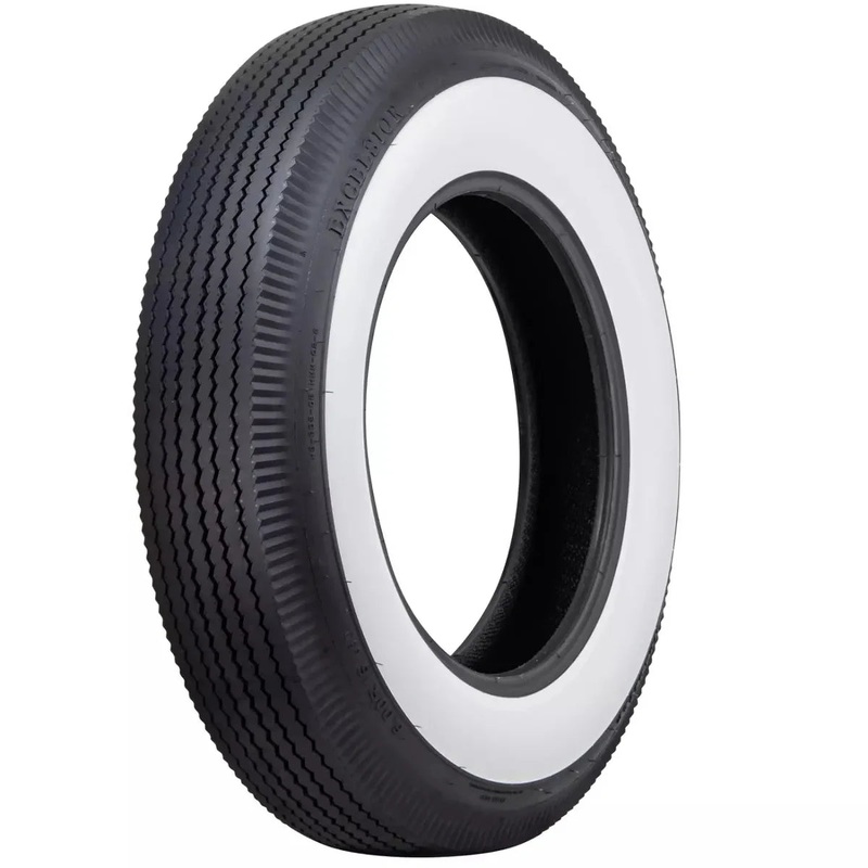 Coker 650R16 Wide Whitewall 518104