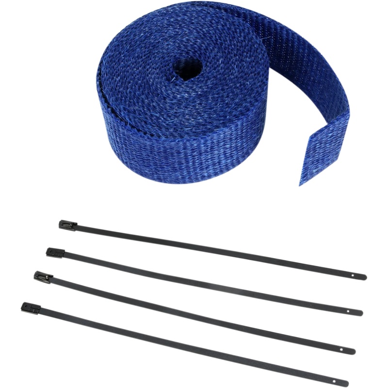 Cycle Performance Fiberglass Exhaust Wrap Kit – Blue – 2″ x 25′ CPP/9066B