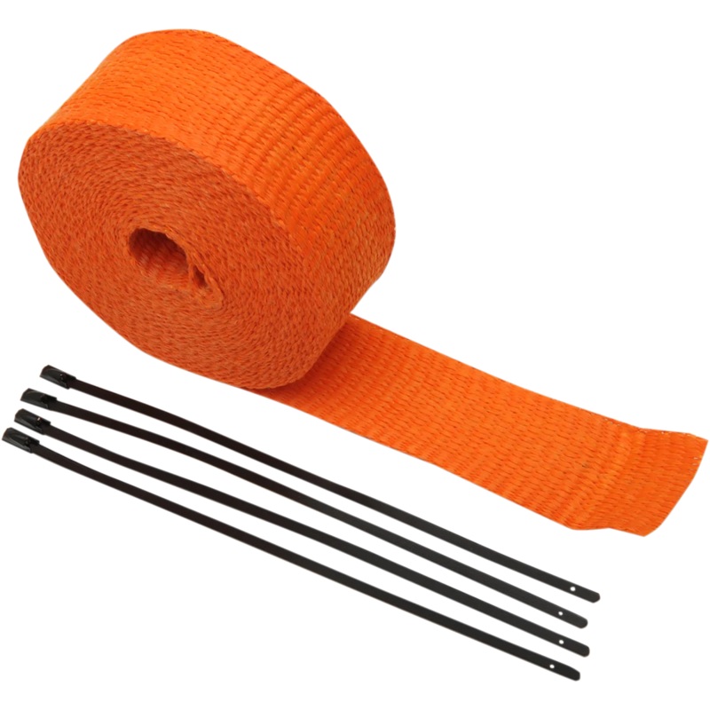Cycle Performance Fiberglass Exhaust Wrap Kit – Orange – 2″ x 25′ CPP/9062B