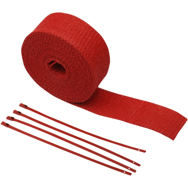 Cycle Performance Fiberglass Exhaust Wrap Kit – Red – 2″ x 25′ CPP/9068R
