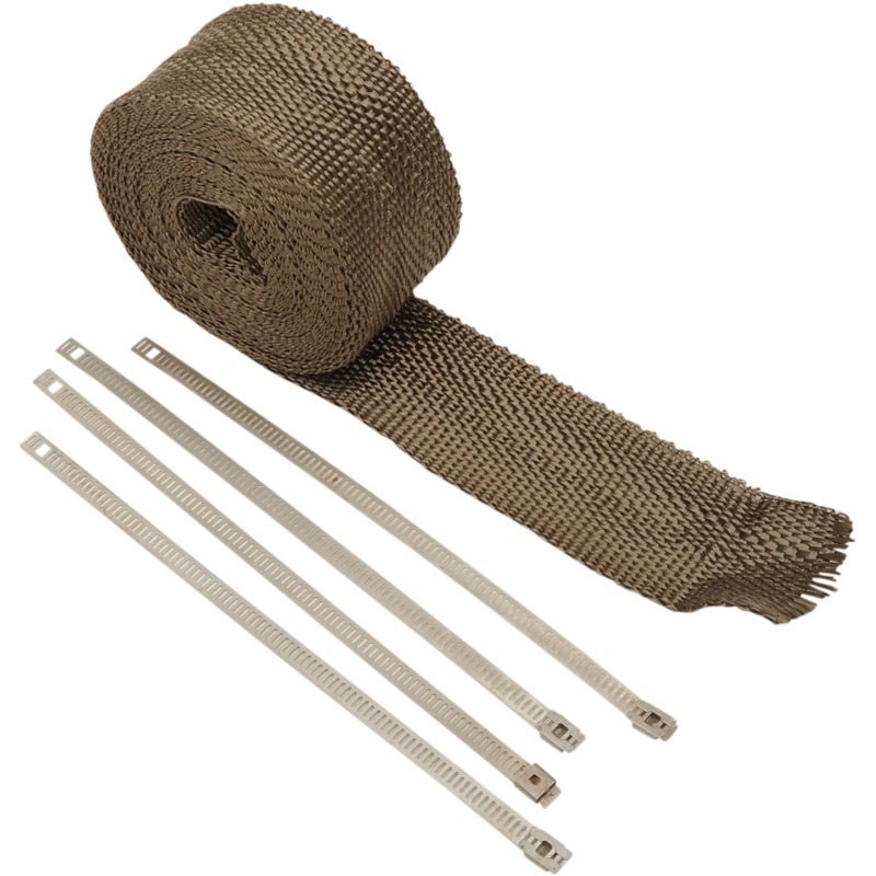 Cycle Performance Lava Rock Exhaust Wrap Kit – Metallic – 2″ x 25′ CPP/9053SL