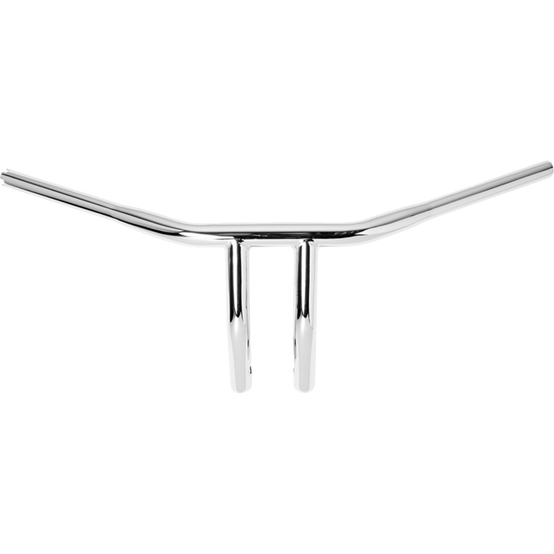 Burly Brand Handlebar – Drag – 9-1/2″ – TBW – Chrome B12-4503C