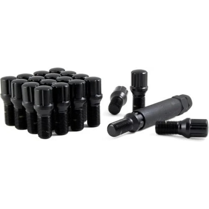 Gorilla Automotive 5LUG SD CONE BOLT 14-1.50 WIK BLK 32MM 17020SDBC-20