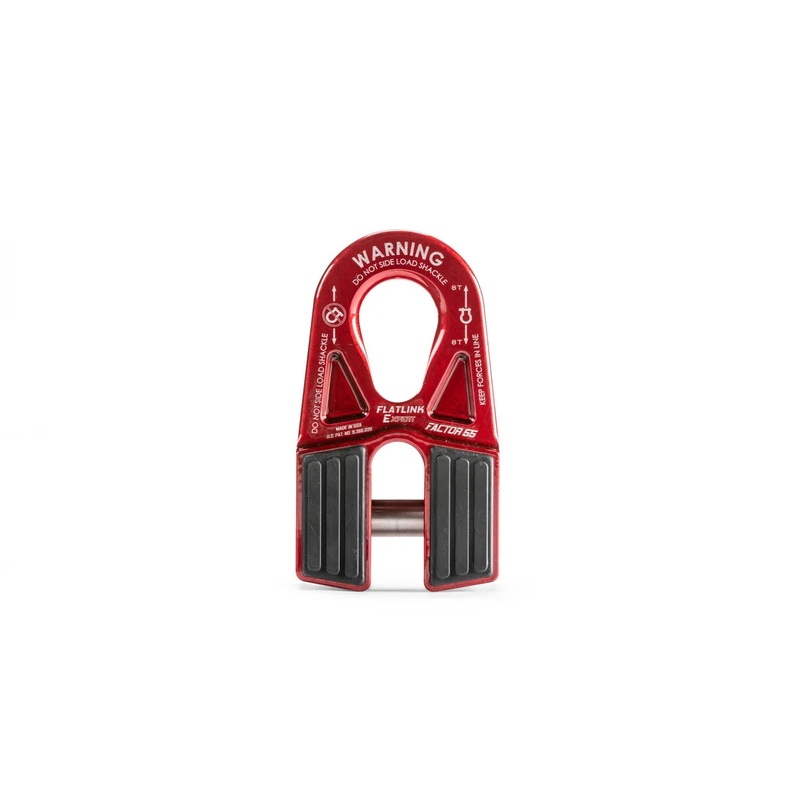 Flatlink-E Expert Winch Shackle Mount Red