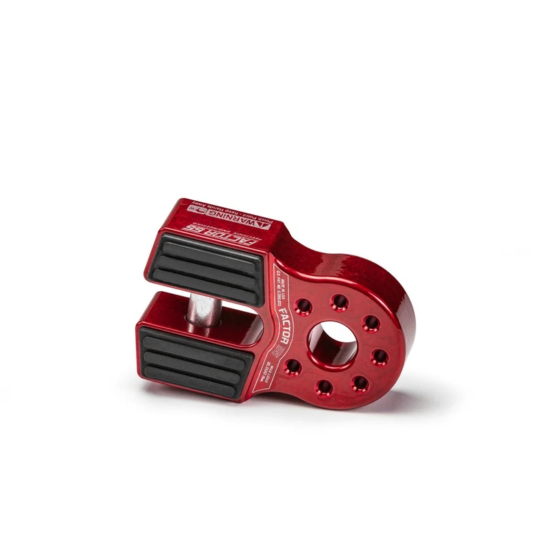 Flatlink Winch Shackle Mount Red