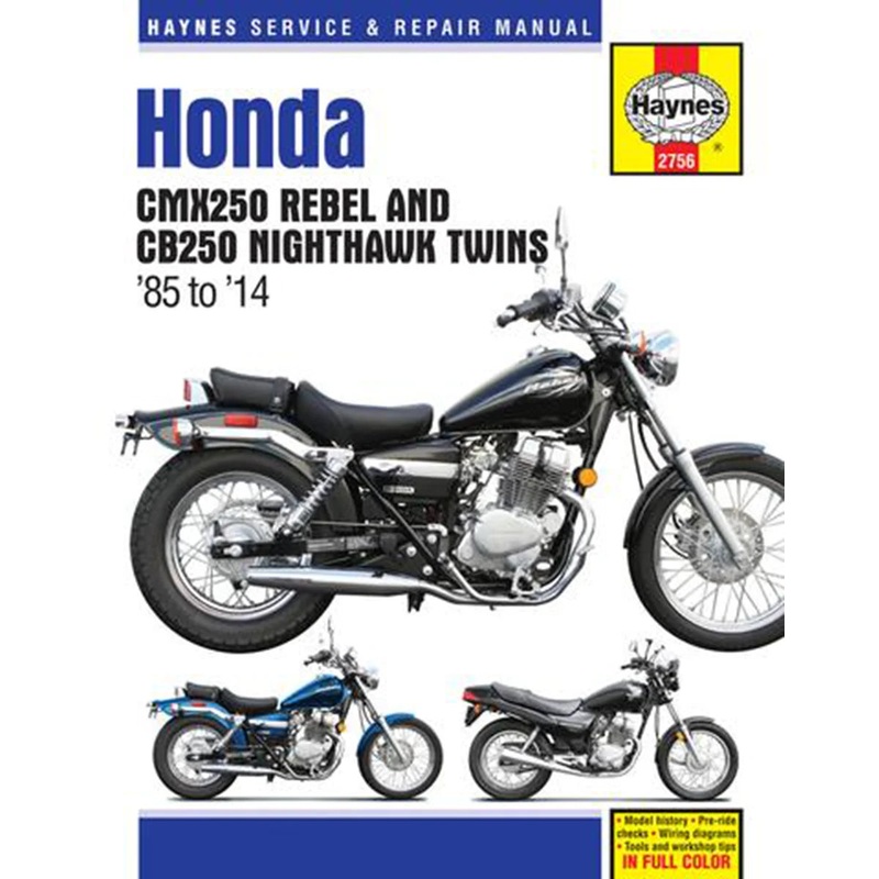 Haynes Manual – Honda Rebel/Nighthawk ’85-’16 M2756