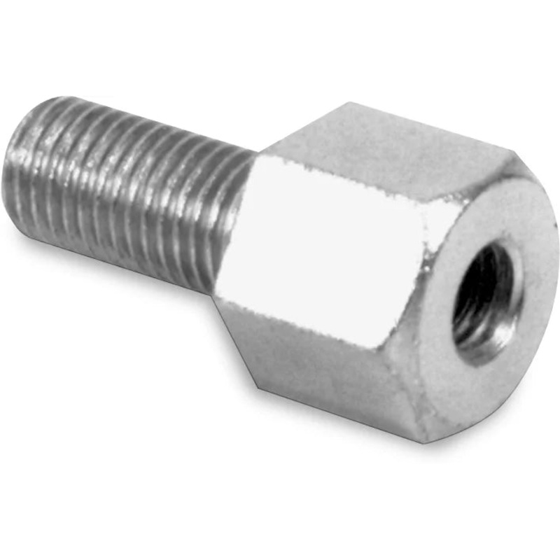 Emgo Adapter – Mirror – Universal – M10 x 1.25 Male | M8 x 1.25 Female – Chrome 20-28111